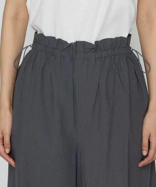 COMME CA PLATINUM / コムサ・プラチナ その他パンツ | コットンタイプライター ギャザーワイドパンツ | 詳細11