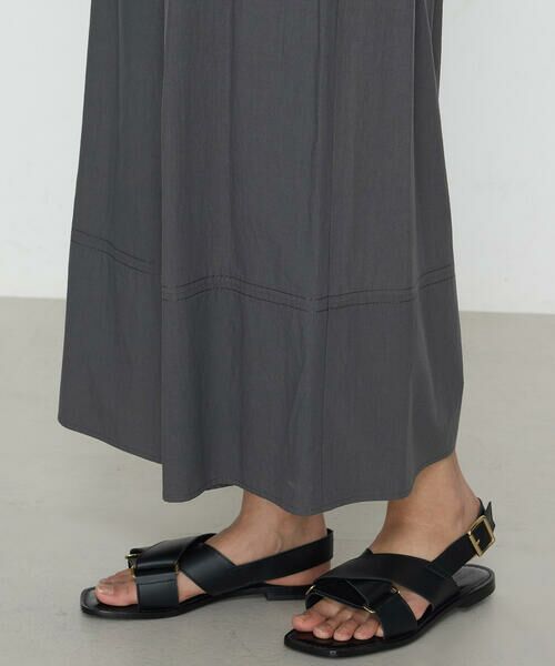 COMME CA PLATINUM / コムサ・プラチナ その他パンツ | コットンタイプライター ギャザーワイドパンツ | 詳細13