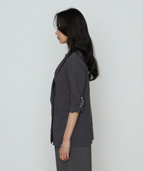 COMME CA PLATINUM / コムサ・プラチナ その他アウター | リネン ジャケット | 詳細6