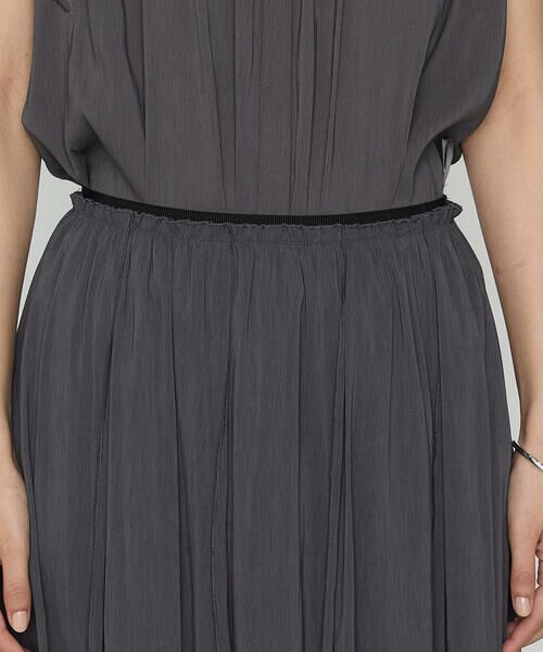 COMME CA PLATINUM / コムサ・プラチナ ロング・マキシ丈スカート | 【セットアップ対応】シャンブレーカッセン スカート | 詳細8