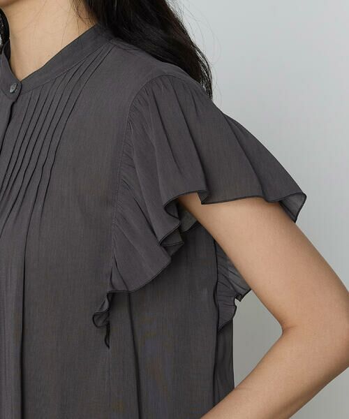 COMME CA PLATINUM / コムサ・プラチナ シャツ・ブラウス | 【セットアップ対応】シャンブレーカッセン ブラウス | 詳細9