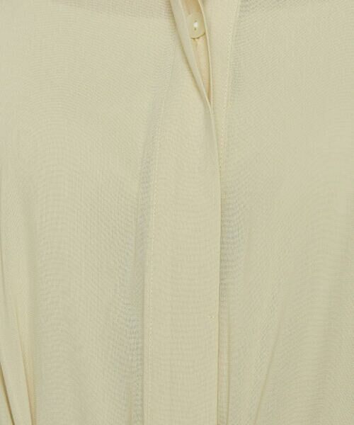 COMME CA PLATINUM / コムサ・プラチナ ロング・マキシ丈ワンピース | シャンブレーカッセン シャツドレス | 詳細20