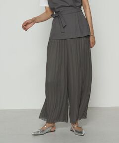 COMME CA PLATINUM / コムサ・プラチナ その他パンツ | シフォン×シャンブレーカッセン リバーシブルパンツ