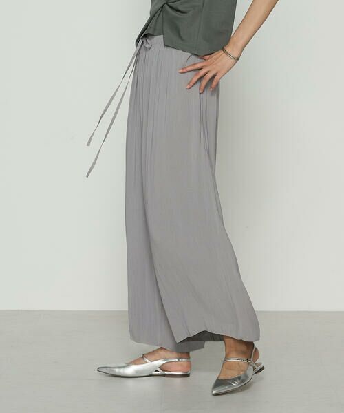 COMME CA PLATINUM / コムサ・プラチナ その他パンツ | シフォン×シャンブレーカッセン リバーシブルパンツ | 詳細6