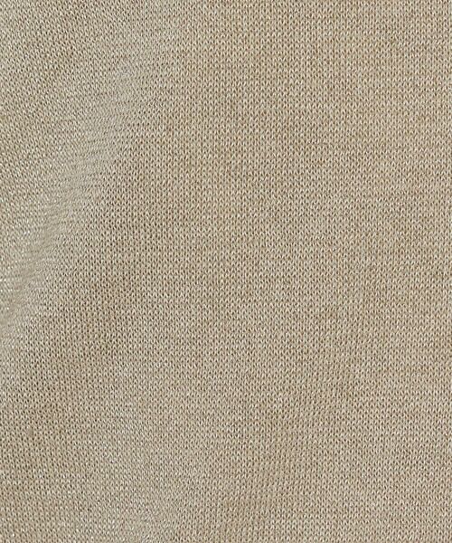 COMME CA PLATINUM / コムサ・プラチナ カーディガン・ボレロ | ラメリネンニット カーディガン | 詳細14