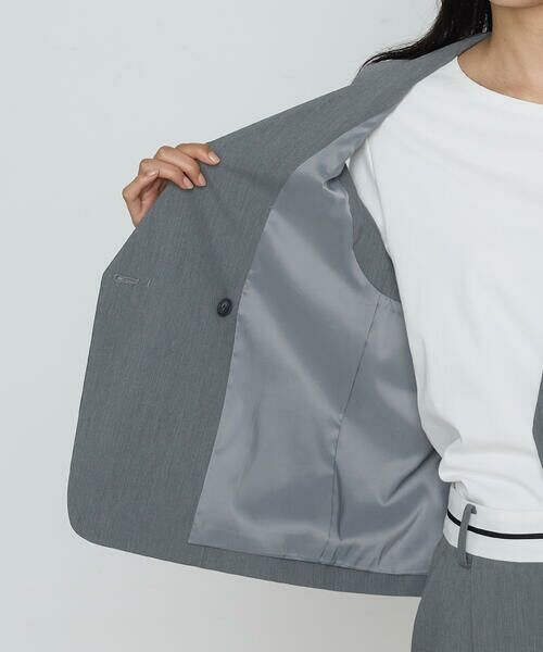 COMME CA PLATINUM / コムサ・プラチナ ベスト | クリアウーリー ジレ | 詳細10