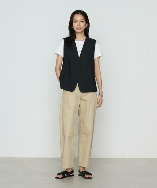 COMME CA PLATINUM / コムサ・プラチナ ベスト | クリアウーリー ジレ | 詳細13