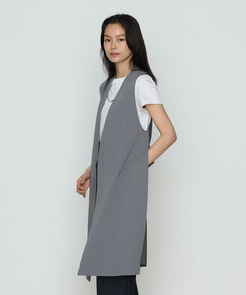 COMME CA PLATINUM / コムサ・プラチナ ベスト | TCポンチ ジレ | 詳細5