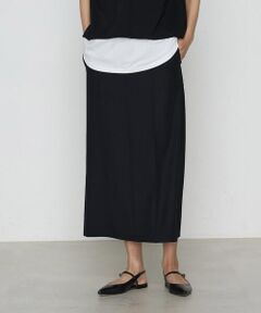 COMME CA PLATINUM / コムサ・プラチナ ロング・マキシ丈スカート | ヴィンテージライトツイル スカート