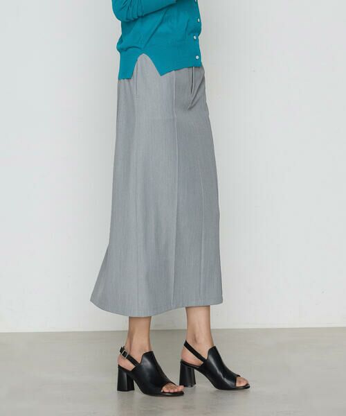 COMME CA PLATINUM / コムサ・プラチナ ロング・マキシ丈スカート | ヴィンテージライトツイル スカート | 詳細4