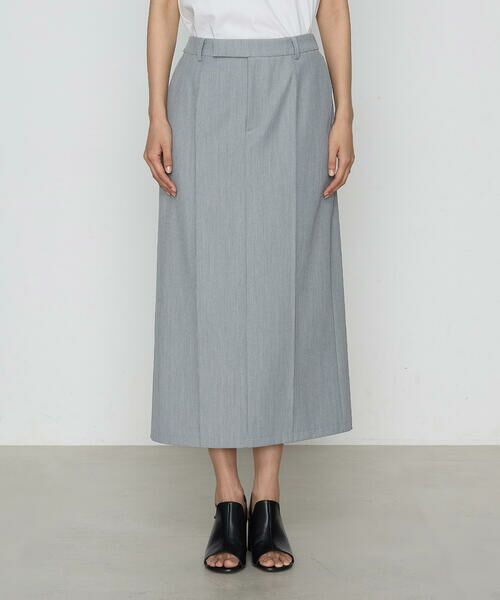 COMME CA PLATINUM / コムサ・プラチナ ロング・マキシ丈スカート | ヴィンテージライトツイル スカート | 詳細5
