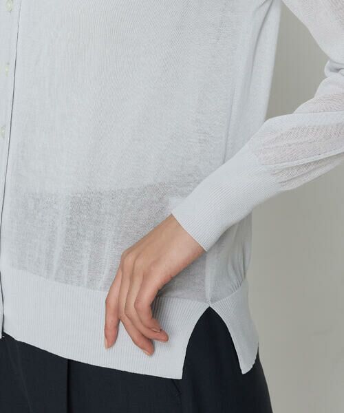 COMME CA PLATINUM / コムサ・プラチナ カーディガン・ボレロ | 綿アセテート カーディガン | 詳細9