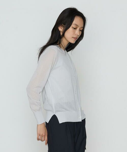 COMME CA PLATINUM / コムサ・プラチナ カーディガン・ボレロ | 綿アセテート カーディガン | 詳細3