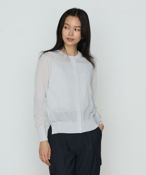 COMME CA PLATINUM / コムサ・プラチナ カーディガン・ボレロ | 綿アセテート カーディガン | 詳細4