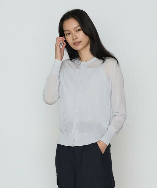 COMME CA PLATINUM / コムサ・プラチナ カーディガン・ボレロ | 綿アセテート カーディガン | 詳細5