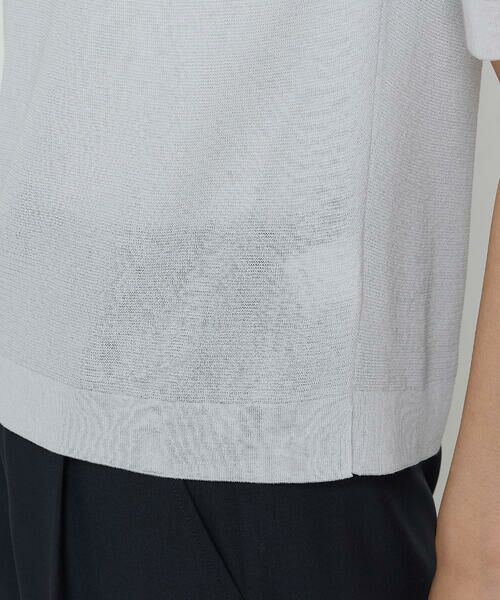 COMME CA PLATINUM / コムサ・プラチナ ニット・セーター | 綿アセテート プルオーバー | 詳細9