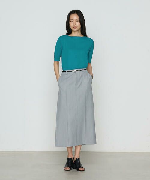 COMME CA PLATINUM / コムサ・プラチナ ニット・セーター | 綿アセテート プルオーバー | 詳細15