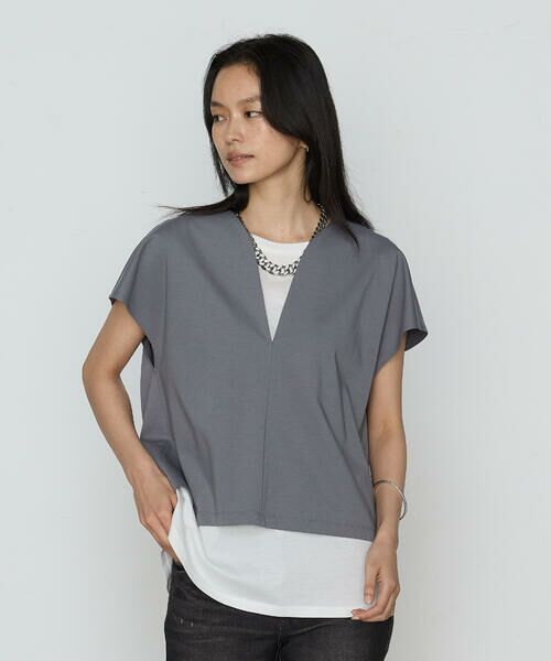 COMME CA PLATINUM / コムサ・プラチナ カットソー | TCポンチ アンサンブルプルオーバー | 詳細3