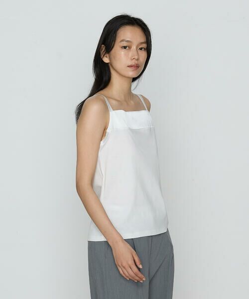 COMME CA PLATINUM / コムサ・プラチナ キャミソール・チューブトップ | アルビ二スタスムース キャミソール | 詳細2