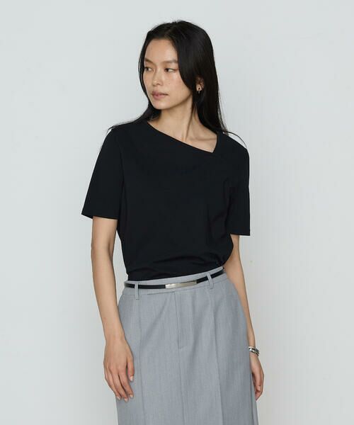 COMME CA PLATINUM/コムサ・プラチナ TCポンチ カットソー 05:クロ 9号 COMME CA PLATINUM/コムサ・プラチナ TCポンチ カットソー 05:クロ 9号