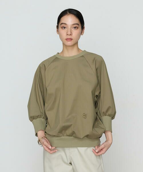 COMME CA PLATINUM / コムサ・プラチナ カットソー | トリコット プルオーバー(20:カーキ)