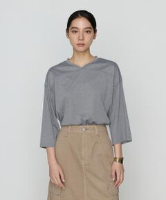 COMME CA PLATINUM / コムサ・プラチナ カットソー | 36Gポリエステル／レーヨン天竺 Vネックカットソー