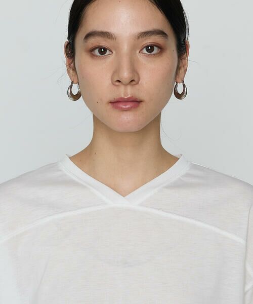 COMME CA PLATINUM / コムサ・プラチナ カットソー | 36Gポリエステル／レーヨン天竺 Vネックカットソー | 詳細11