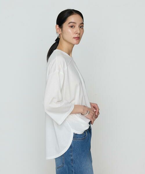 COMME CA PLATINUM / コムサ・プラチナ カットソー | 36Gポリエステル／レーヨン天竺 Vネックカットソー | 詳細7