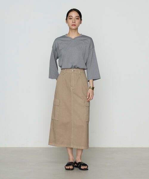 COMME CA PLATINUM / コムサ・プラチナ カットソー | 36Gポリエステル／レーヨン天竺 Vネックカットソー | 詳細16