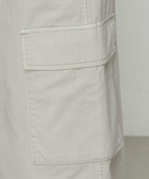 COMME CA PLATINUM / コムサ・プラチナ ロング・マキシ丈スカート | 80ozコットン逆目ツイル ロングスカート | 詳細10