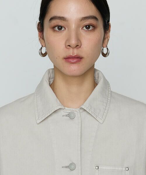 COMME CA PLATINUM / コムサ・プラチナ ブルゾン | 80ozコットン逆目ツイル カバーオール | 詳細8