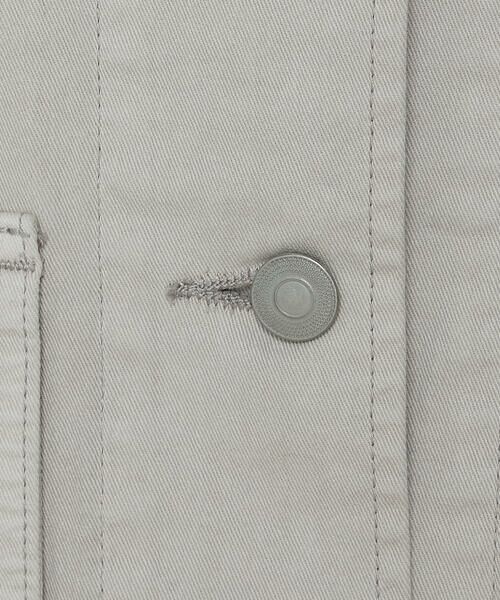 COMME CA PLATINUM / コムサ・プラチナ ブルゾン | 80ozコットン逆目ツイル カバーオール | 詳細13