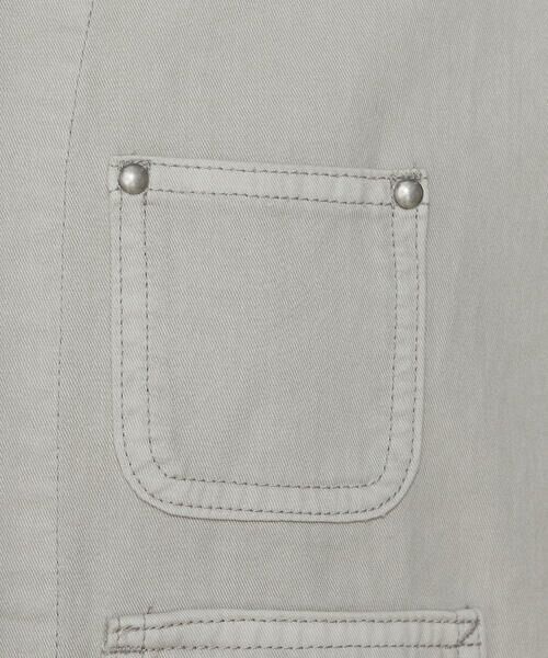 COMME CA PLATINUM / コムサ・プラチナ ブルゾン | 80ozコットン逆目ツイル カバーオール | 詳細14