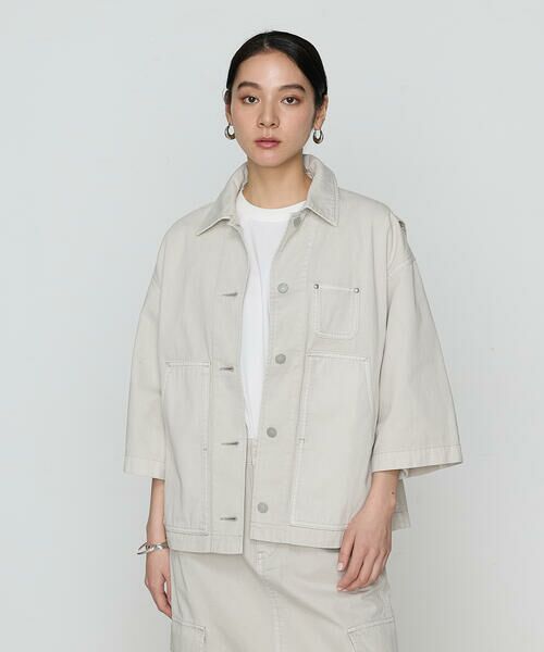 セール】 80ozコットン逆目ツイル カバーオール （ブルゾン