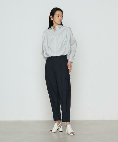 COMME CA PLATINUM / コムサ・プラチナ シャツ・ブラウス | コットンポプリンストライプ シャツ | 詳細1