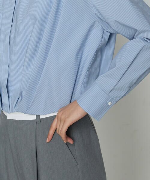 COMME CA PLATINUM / コムサ・プラチナ シャツ・ブラウス | コットンポプリンストライプ シャツ | 詳細16