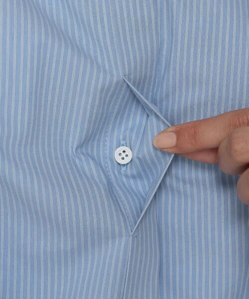 COMME CA PLATINUM / コムサ・プラチナ シャツ・ブラウス | コットンポプリンストライプ シャツ | 詳細18