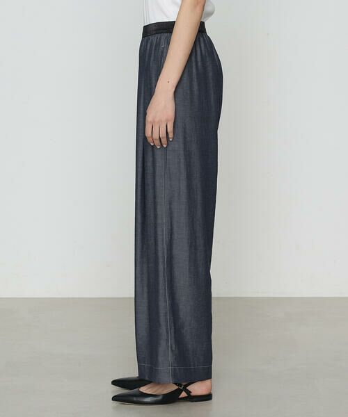 COMME CA PLATINUM / コムサ・プラチナ その他パンツ | オトナシャンブレー タックワイドパンツ | 詳細8