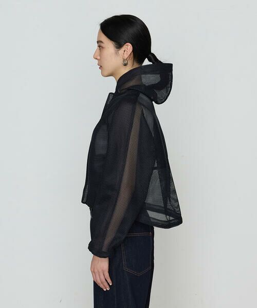 COMME CA PLATINUM / コムサ・プラチナ ブルゾン | ラッセルメッシュダンボール シアーブルゾン | 詳細17