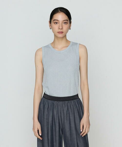 COMME CA PLATINUM / コムサ・プラチナ タンクトップ | ラメテレコ タンクトップ | 詳細22