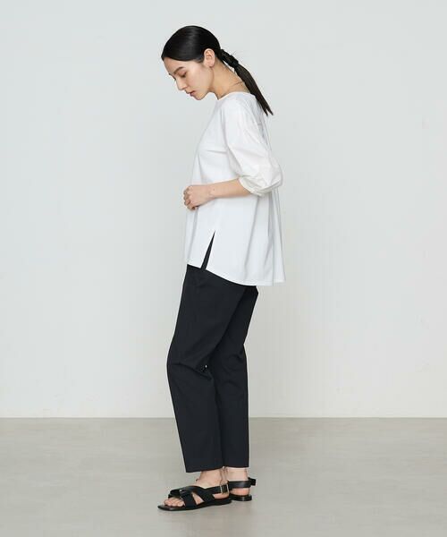 COMME CA PLATINUM / コムサ・プラチナ カットソー | プレーティング天竺 ドッキングプルオーバー | 詳細2