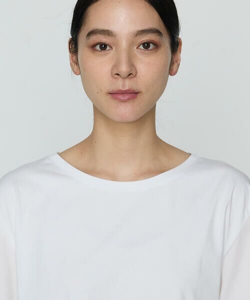 COMME CA PLATINUM / コムサ・プラチナ カットソー | プレーティング天竺 ドッキングプルオーバー | 詳細8