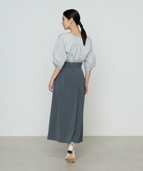 COMME CA PLATINUM / コムサ・プラチナ カットソー | プレーティング天竺 ドッキングプルオーバー | 詳細15