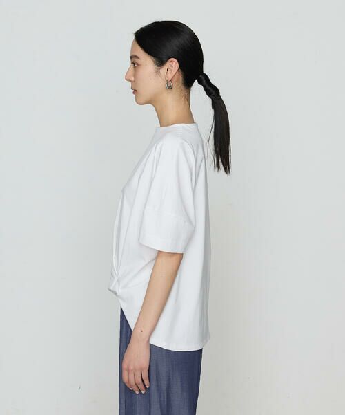 COMME CA PLATINUM / コムサ・プラチナ カットソー | プレーティング天竺 ワンタックプルオーバー | 詳細5