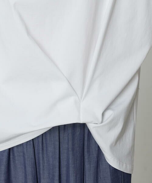 COMME CA PLATINUM / コムサ・プラチナ カットソー | プレーティング天竺 ワンタックプルオーバー | 詳細9