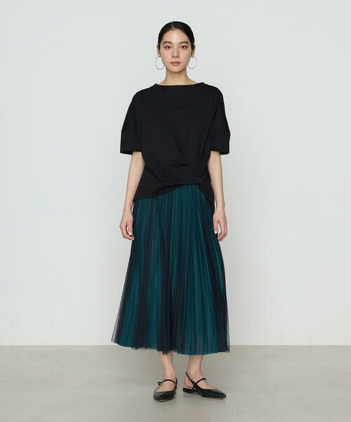 COMME CA PLATINUM / コムサ・プラチナ カットソー | プレーティング天竺 ワンタックプルオーバー | 詳細15