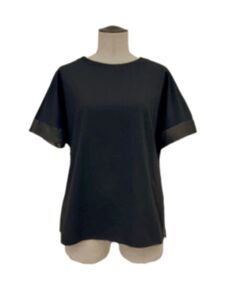 COMME CA PLATINUM / コムサ・プラチナ Tシャツ | プレーティング天竺 袖シアーTシャツ