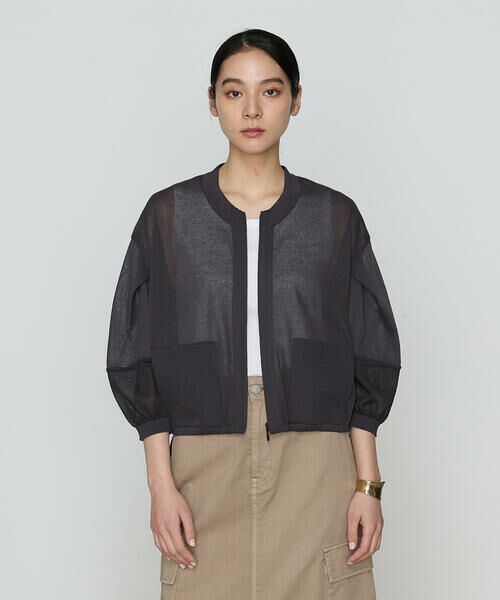 オーガニックコットン×リサイクルPe シアーブルゾン