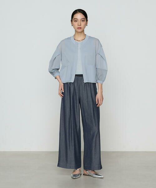 COMME CA PLATINUM / コムサ・プラチナ カーディガン・ボレロ | オーガニックコットン×リサイクルPe シアーブルゾン | 詳細19