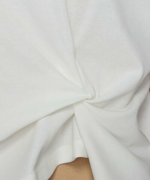COMME CA PLATINUM / コムサ・プラチナ カットソー | コットン強撚ポンチ デザインタックシャツ | 詳細4